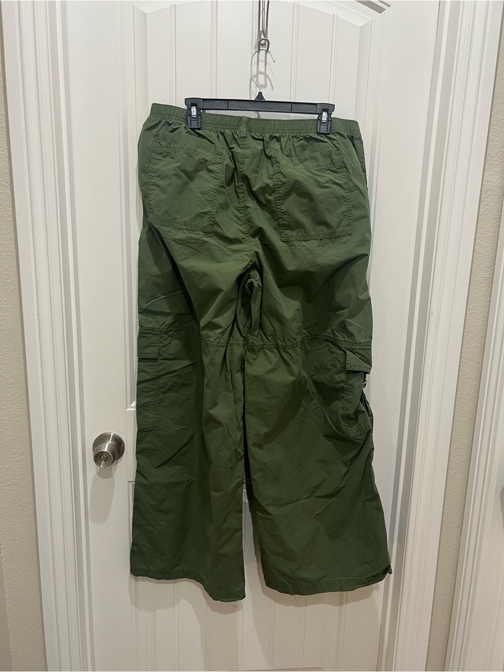 wild fable Olive Green Cargo Wide-Leg Pants - Picture 3 of 4